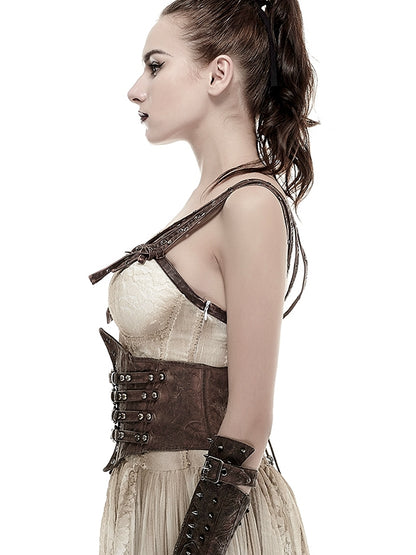 Steampunk Buckle Loops Coffee Girdle