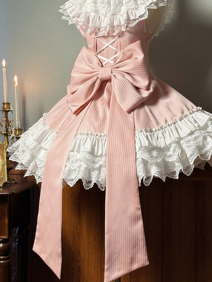 Rot / Schwarz / Pink / Lila / Champagner Große Schleifenschleppe