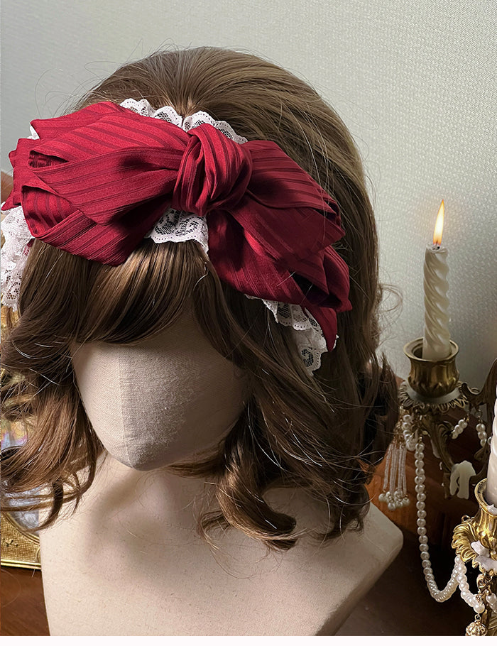 Bowknot KC Purple / Black Red Pink Champagne