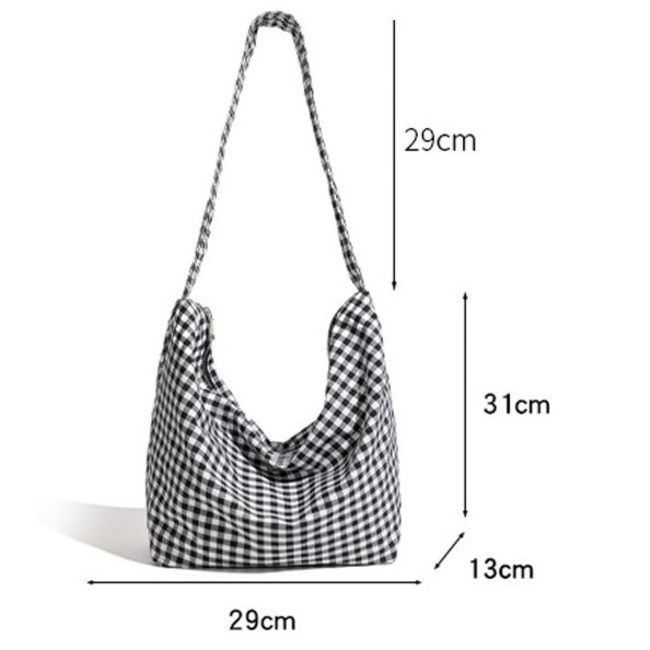 2 Bag Crossbody Canvas Plaid Colors