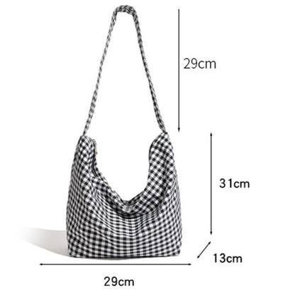 2 Bag Crossbody Canvas Plaid Colors