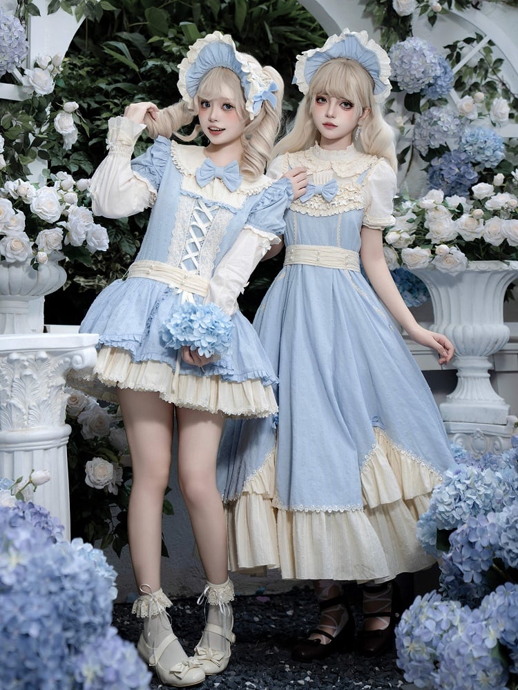 Blaue Motorhaube Spitze Beige Trim