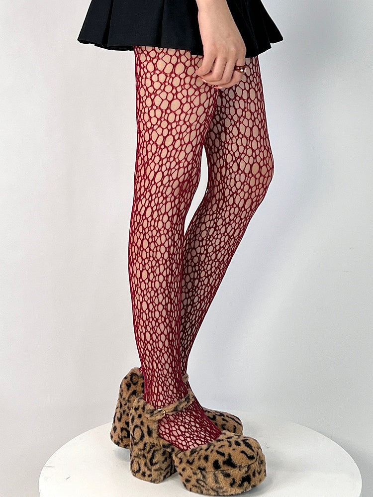 6 Design Y2K Cut-out Options Color Tights