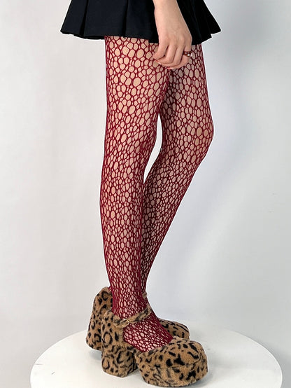 6 Design Y2K Cut-out Options Color Tights