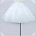 Petticoat Organza Ausverkauf-Weiß Puffy 43CM
