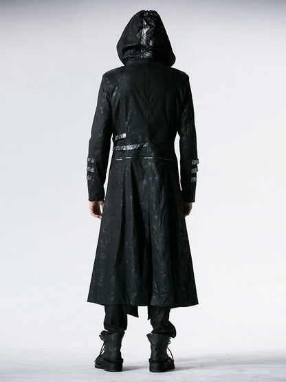 Black Long Wild Reaper Coat Men's