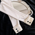 Detachable Sleeves Beige