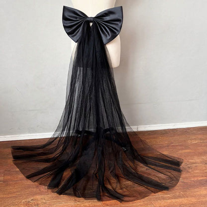 Lolita Wedding Bridal Bow Train Tail Decoration