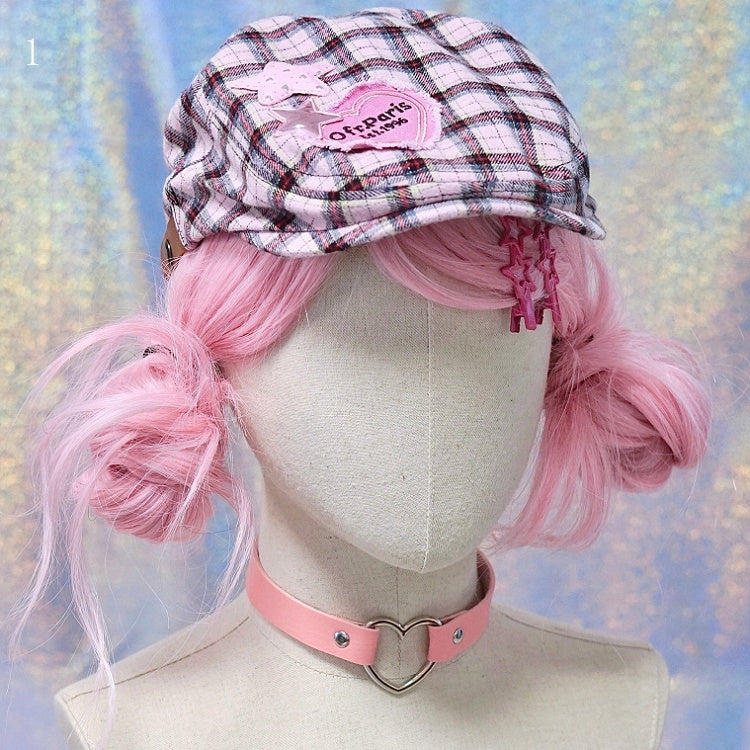 Plaid 13 Hat Pattern Options Beret
