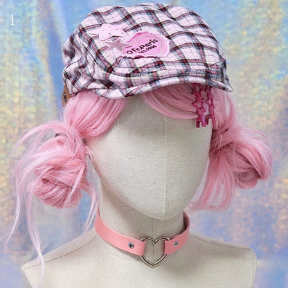 Plaid 13 Hat Pattern Options Beret