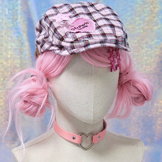 Plaid 13 Hat Pattern Options Beret