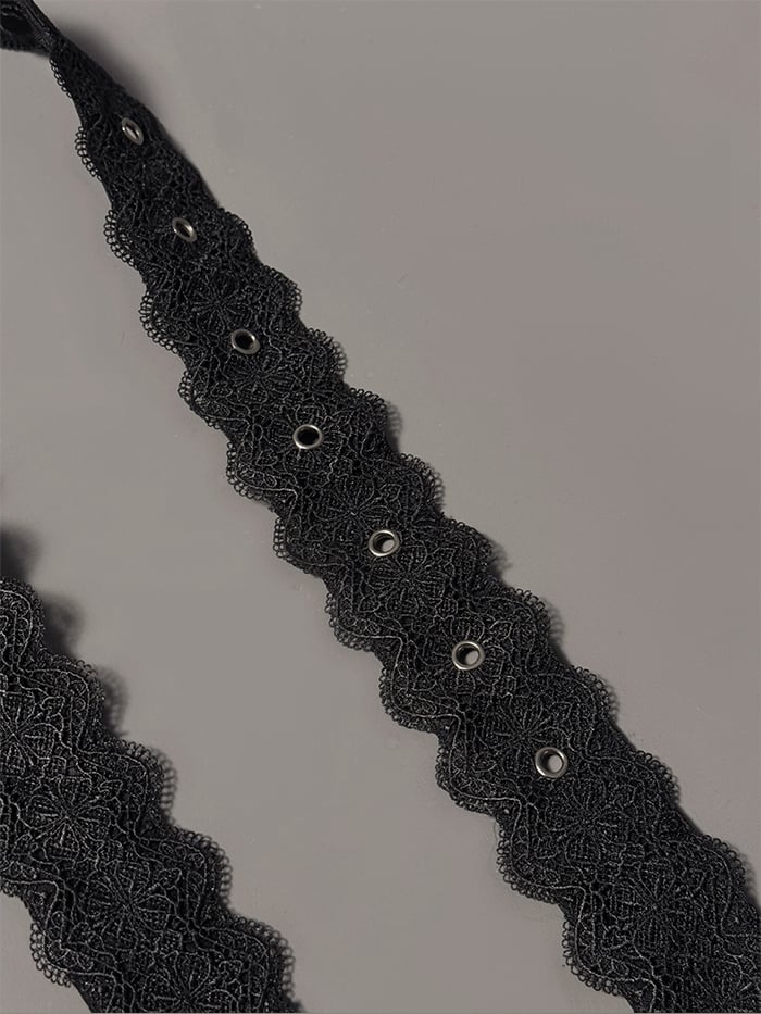 Herz Schwarzer Gürtel Weiße Schnalle / Rot