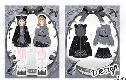 Graue Größe Kitty Plus Pullover Löcher Distressed