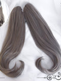 Ponytails 45cm Clips Claw Grey Two