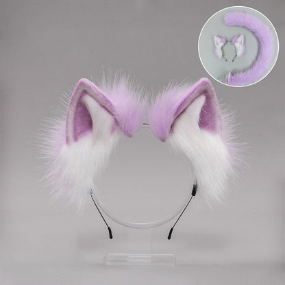 Lolita KC 9 Ear Fur Faux Kitty Colors