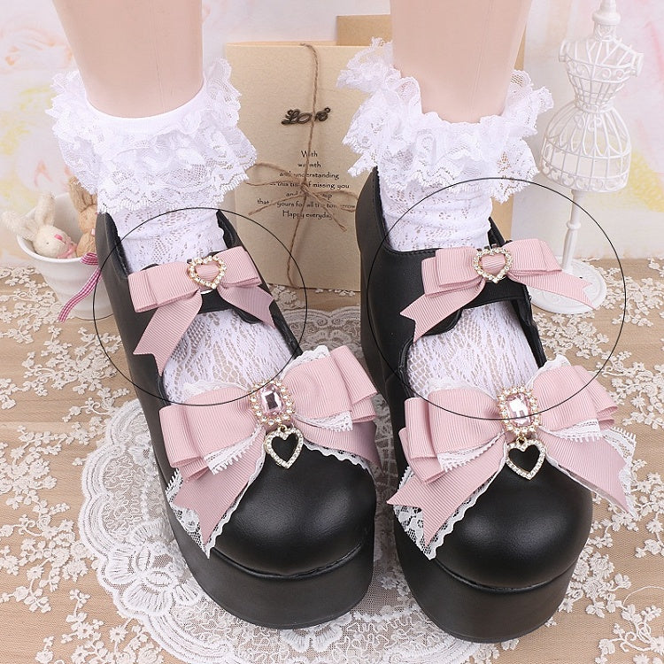 Size Jirai in Kei Options Small Bowknot Color Shoe Clips 5