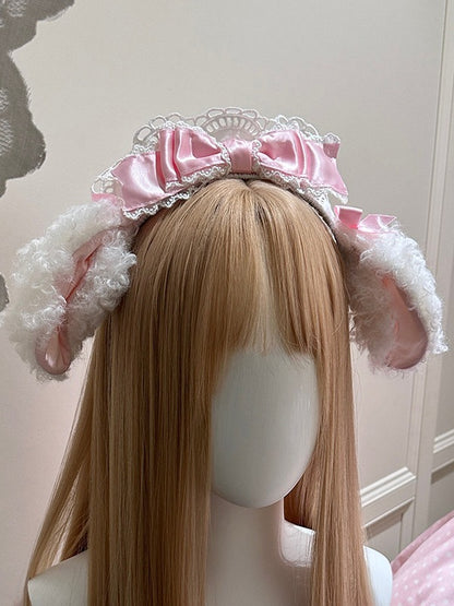 Kawaii Sheep Ear KC in 3 Color Variants - Sheep Puff Atelier
