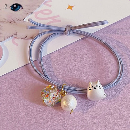 Optionen Kitty's Krawatte Pfotenanhänger 9 Haare