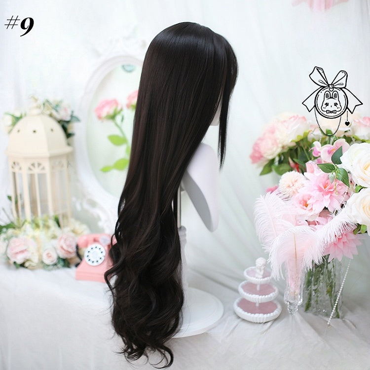 Unterbrustlange synthetische Perücke