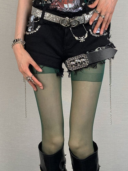 6つのオプション Y2K タイツ