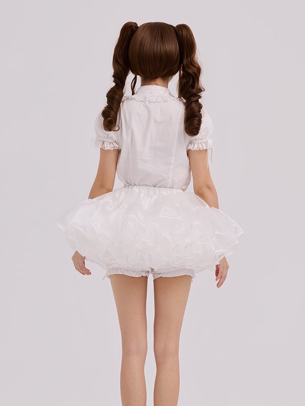 Puffy 30CM Petticoat White