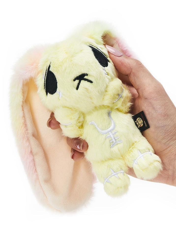 Options Guro Anxious - Kawaii Embroidery 7 Symbol Scar Color Details Keychain Bunny