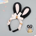 Cookie Sweet KC Black/Brown Plush and Decorated Ear Bunny Lolita Bow