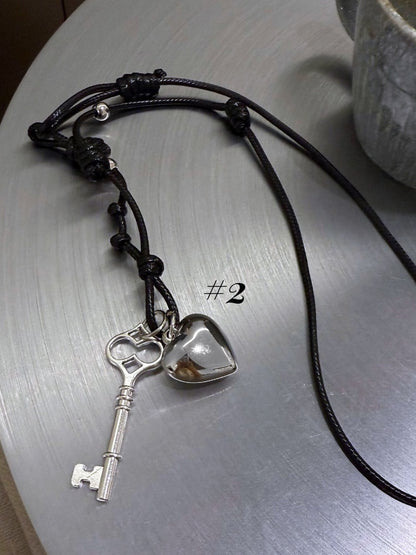 Y2K Key/Spoon Pendant Necklace