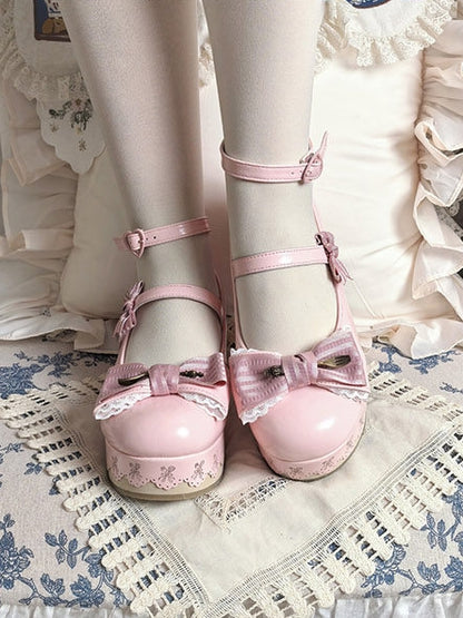 Sweet Jane Shoes Sole Mary Pink Platform PU -