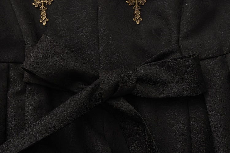 Coat Lolita Detachable Ouji Cape Aristocrat Design Vintage Fashion Black