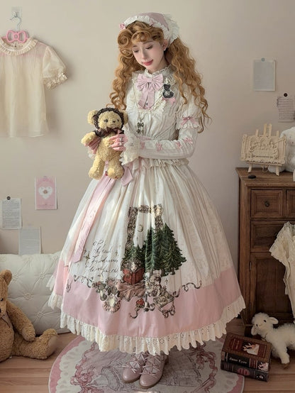 Blouse Available and Short Toys Grils Little Print Sleeves Plus Creamy + Skirt Set Sizes