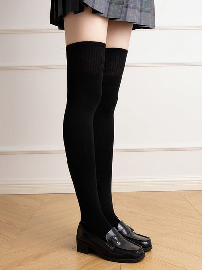 6 Colors Knee Slimming Over 55CM Stockings Warm