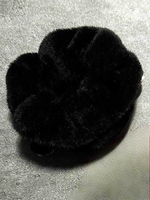 White and Scrunchie Black Reaper Grim Gothic