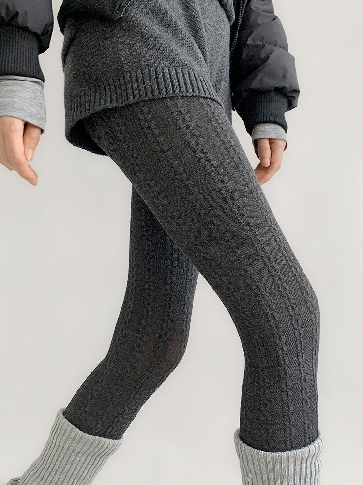 Tights Cable Knit Colors) Warm (3