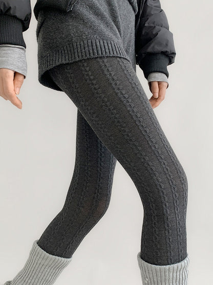Tights Cable Knit Colors) Warm (3