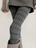 Snowflake Pattern Warm Tights Wave Christmas