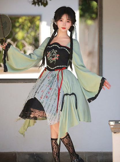 Design + Bow + China Big Apron Dress