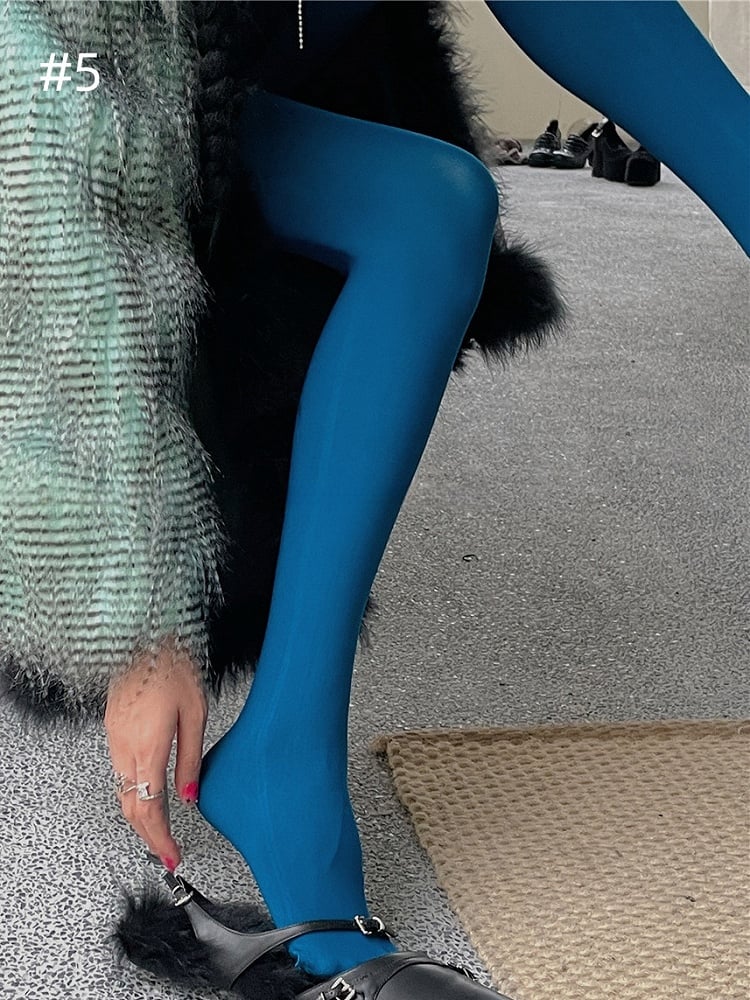 9つのオプション 100D 厚手タイツ