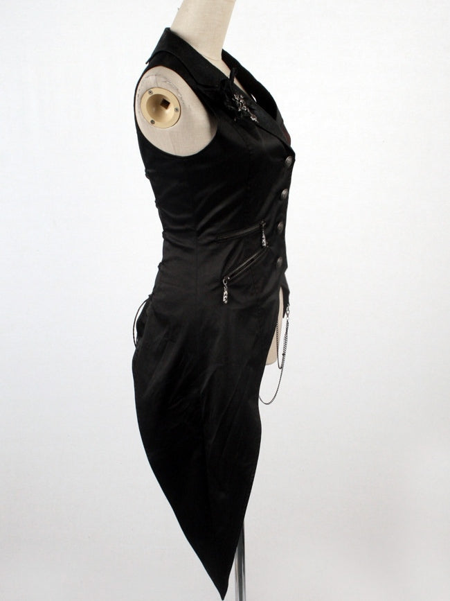Black Gothic Vest
