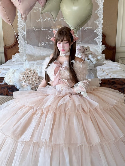 Feather Shawl Pink Soft Elegant - Diamond Honey