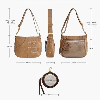 グレーウェイストランドパンク大容量痛バッグ