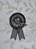 Embroidered Badge Lolita Gray/Brown