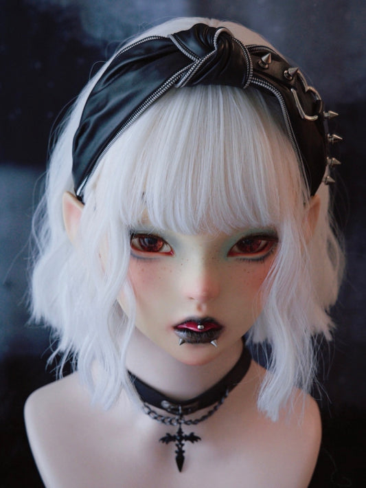 Gothic Buckle KC Studs Decorated Knot Black Design