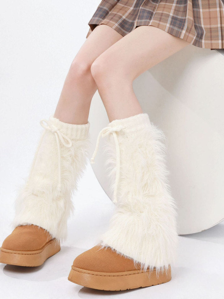 Drawstring (Color: Warmers Fluffy Leg Cream)