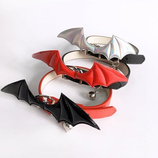 Colors Choker Bat PU Wings 5