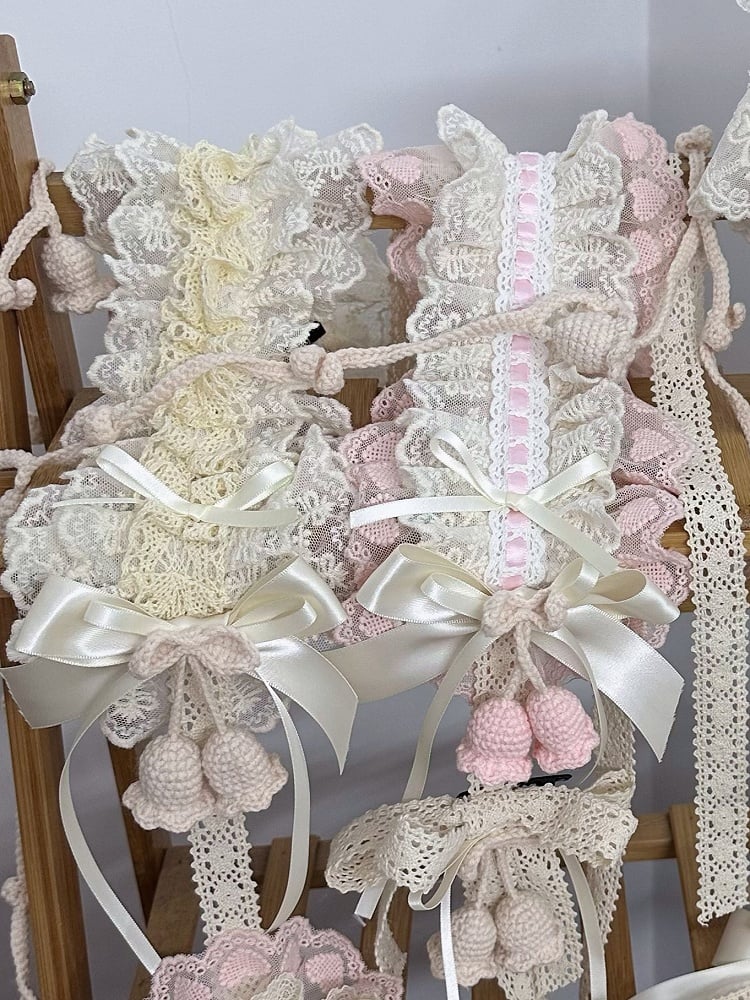 of Sweet Color Lolita Lace Valley Lily 2 Hairband the Options