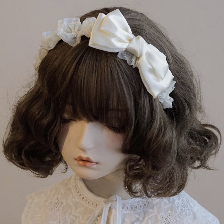 KC ラッフルズ デコレーション 蝶結びトリム ホワイト