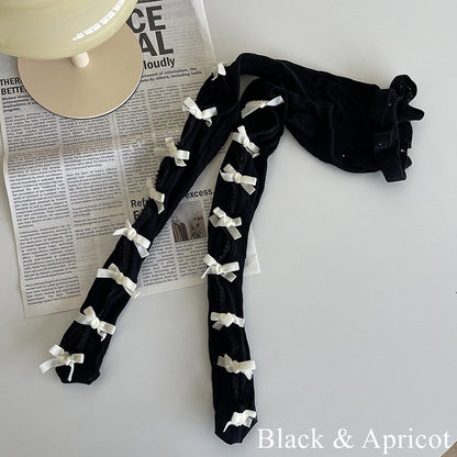 with Tights Cut-out Options Color 21 Design Bowknot Floral Pattern