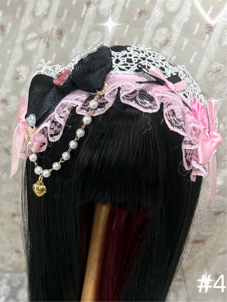 Doll Fashion Lace 3-color Hair Hime Gyaru Accessories - BJD