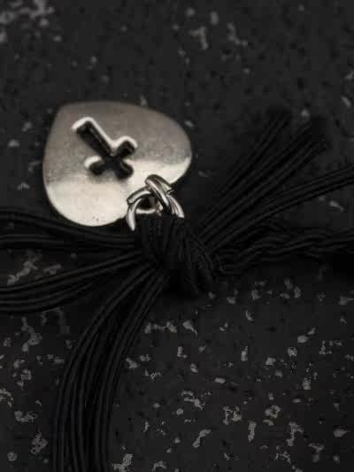 Black Butterfly Embroidery Hair Tie - Strange Sugar